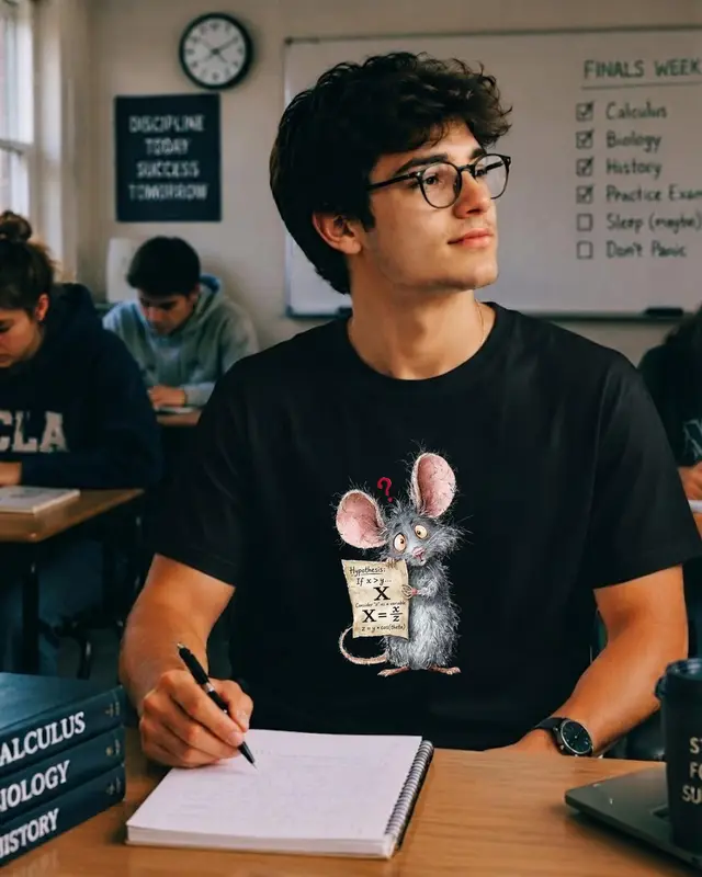 Math Student Rat Shirt — view 10