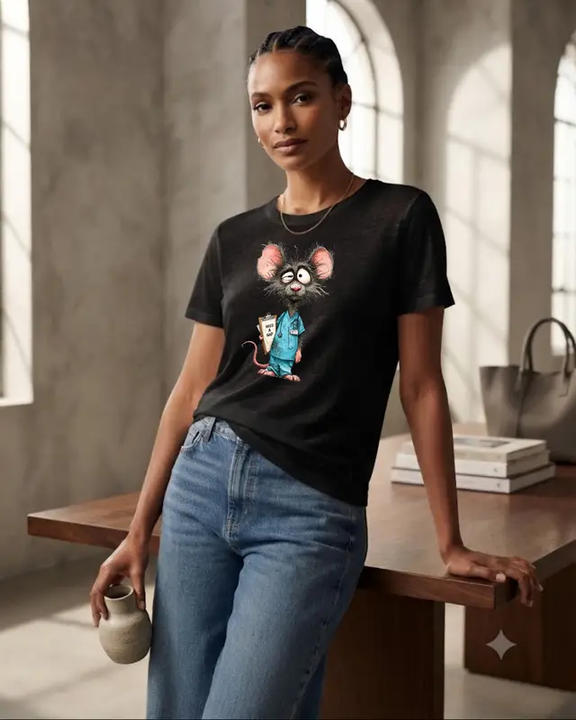 Night Shift Nurse Tee — view 4