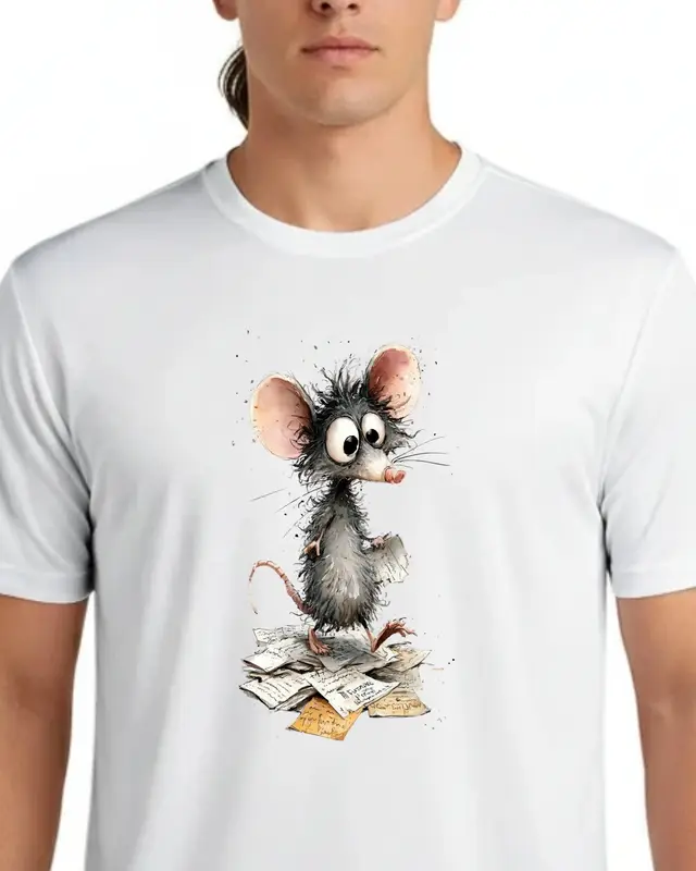 Overwhelmed Student Tee — view 3