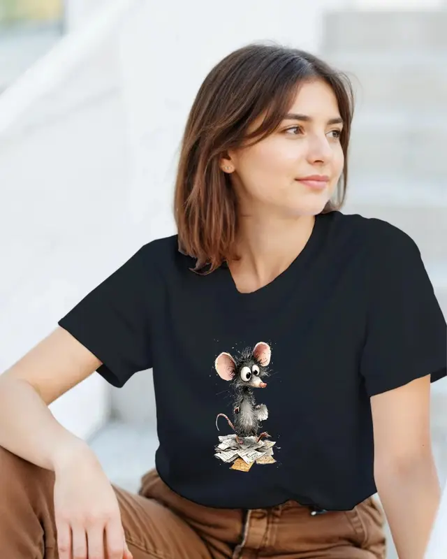Overwhelmed Student Tee — view 4