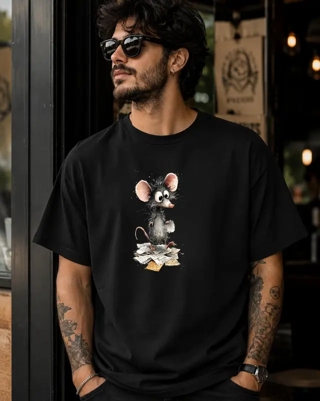Overwhelmed Student Tee — view 5
