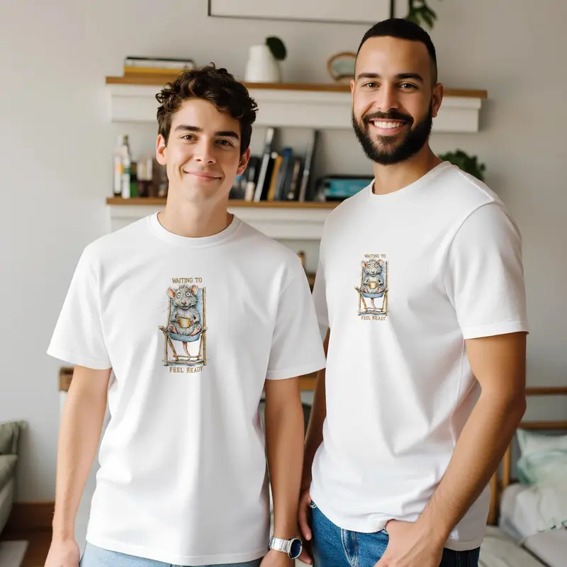 Procrastination Rat T-Shirt — view 6