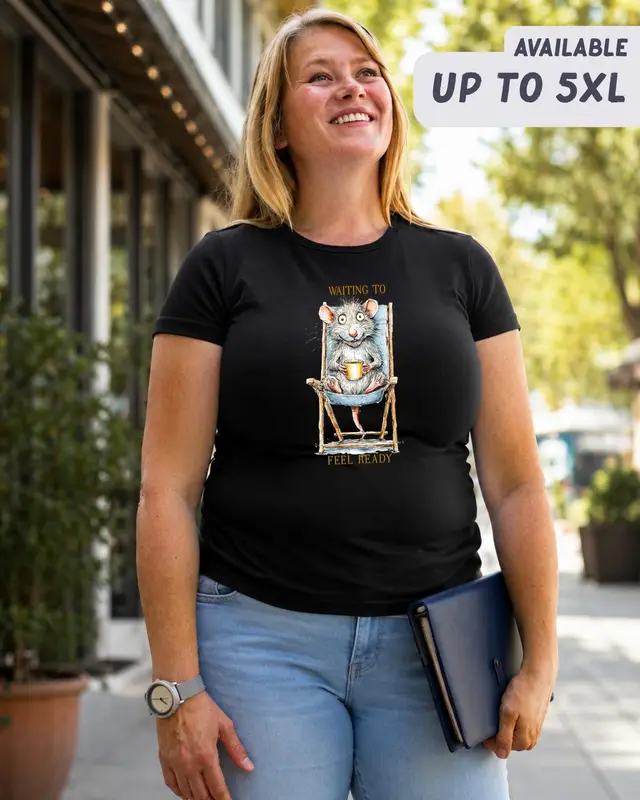 Procrastination Rat T-Shirt — view 8