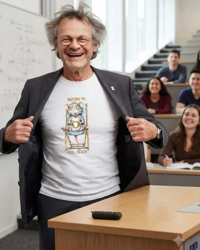 Procrastination Rat T-Shirt — view 9