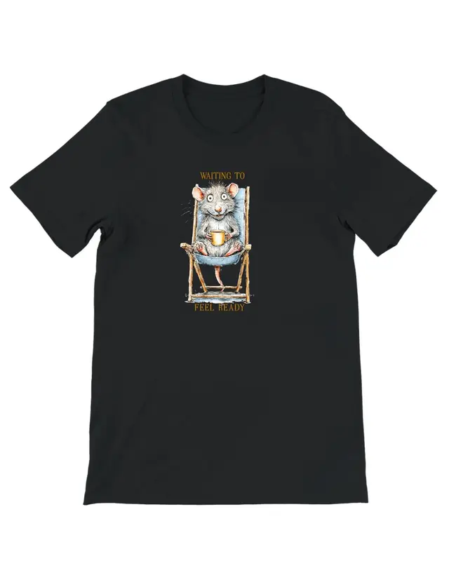Procrastination Rat T-Shirt — view 12