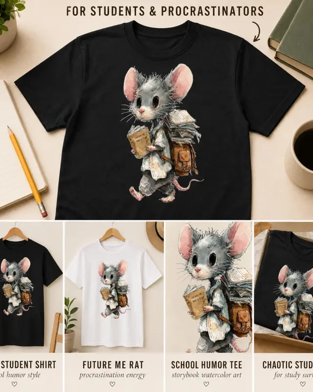 Procrastination Shirt — view 2