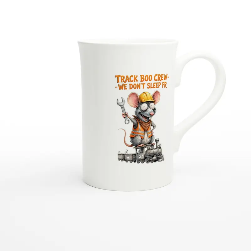 Railroad Worker Halloween Porcelain Mug β view 4