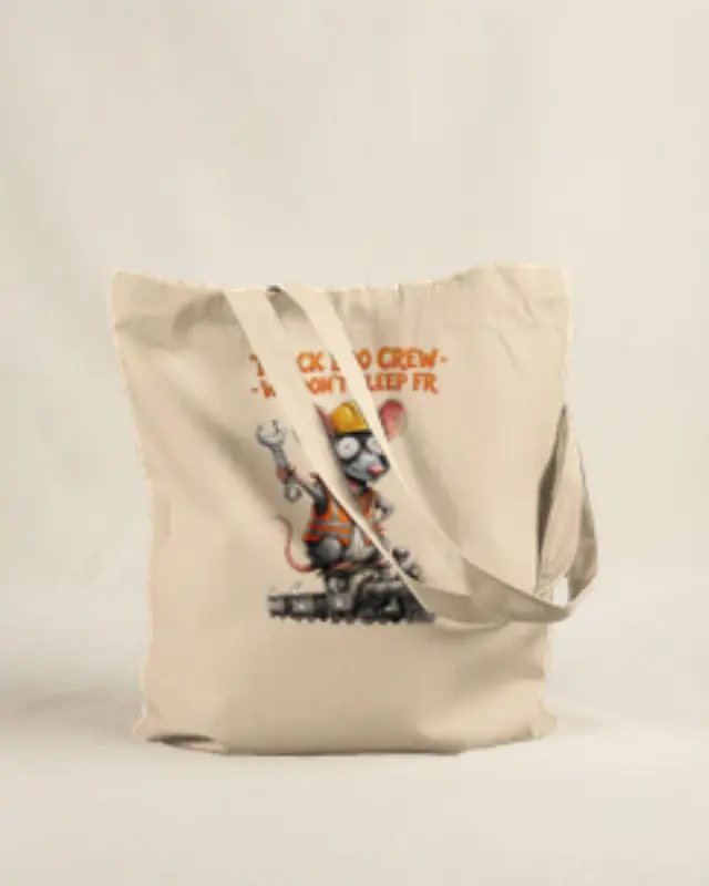 Railroad Worker Halloween Tote Bag — view 2