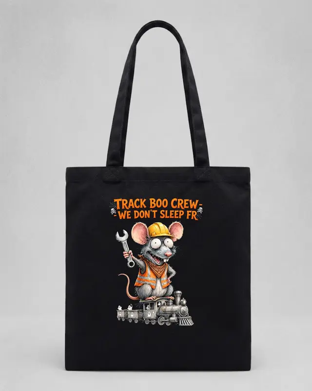 Railroad Worker Halloween Tote Bag — view 4