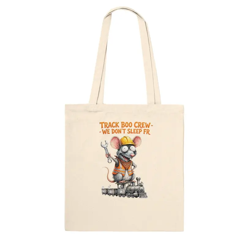 Railroad Worker Halloween Tote Bag — view 6