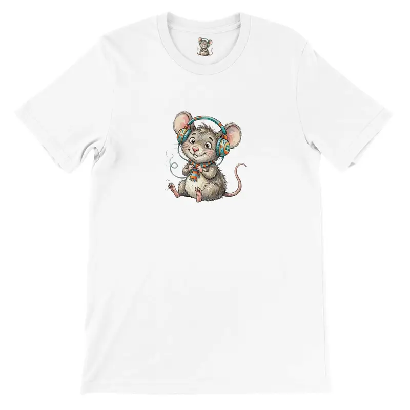 Rat Headphones Shirt — view 3