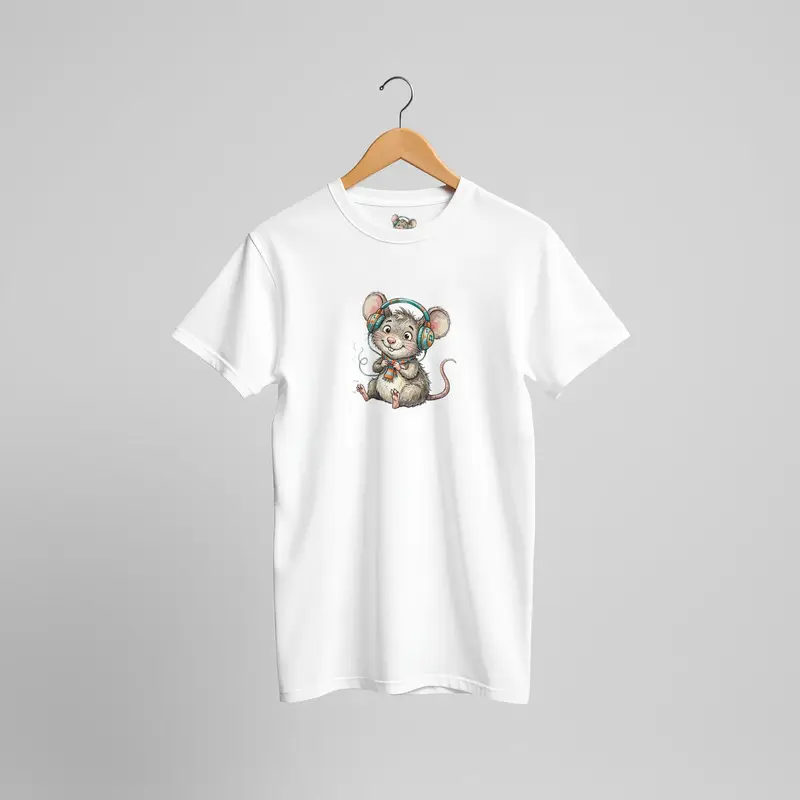 Rat Headphones Shirt — view 7