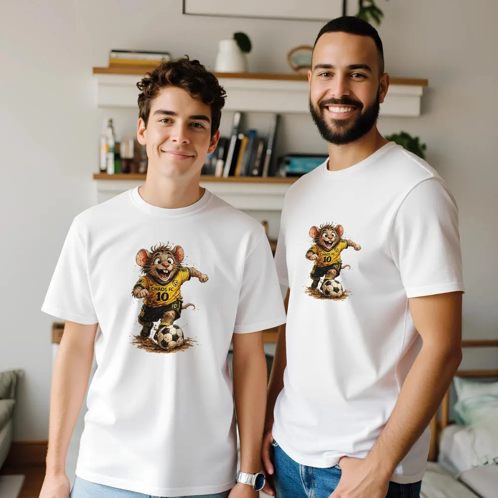 Rat Soccer Shirt — hand-drawn rat design by ArtDesignByNora