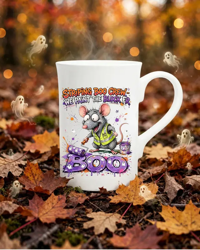 Road Striping Halloween Mug — view 6