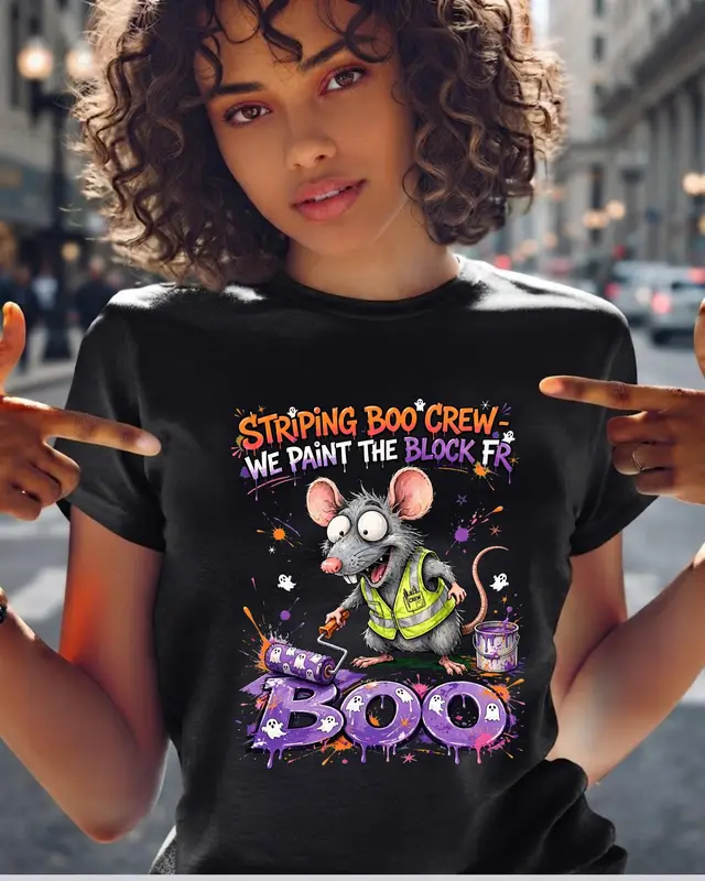 Road Striping Halloween Shirt — view 2