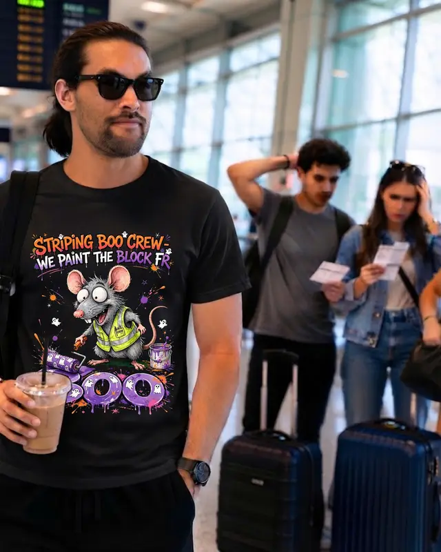 Road Striping Halloween Shirt — view 12