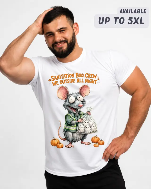 Sanitation Worker Halloween Shirt — view 3