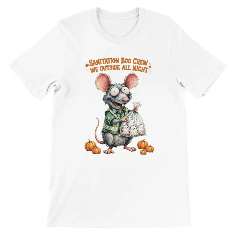 Sanitation Worker Halloween Shirt — view 5