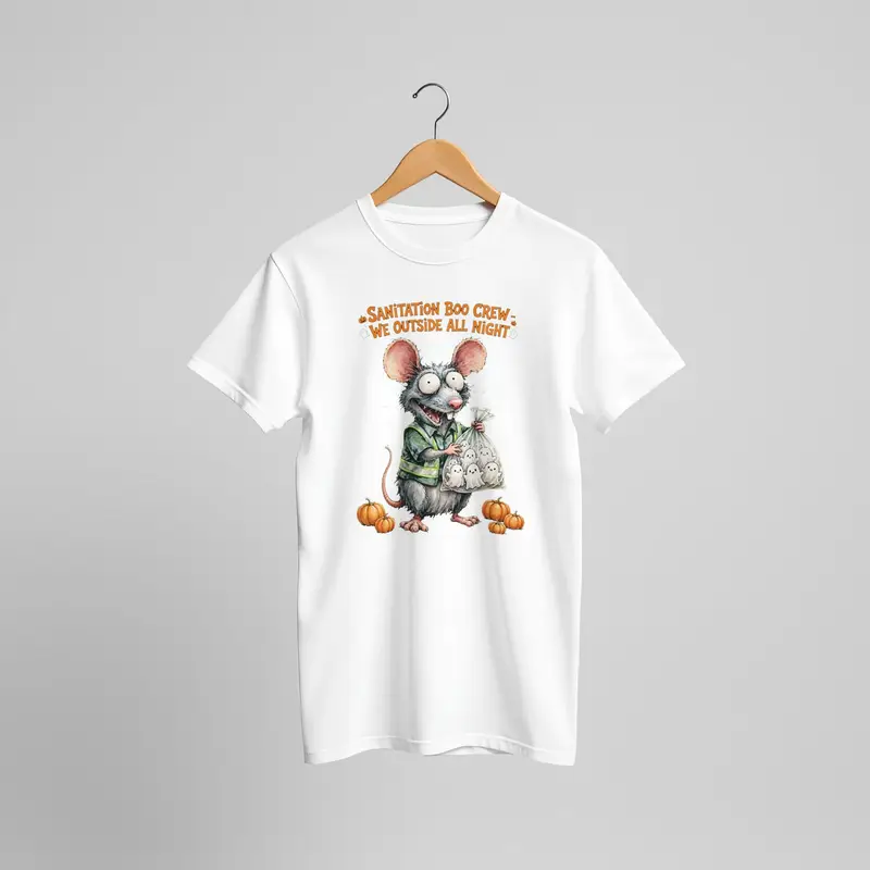 Sanitation Worker Halloween Shirt — view 14