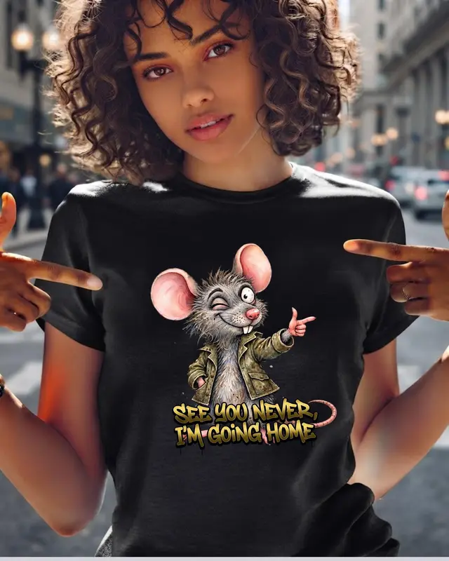 Sarcastic Introvert Rat Shirt — view 2