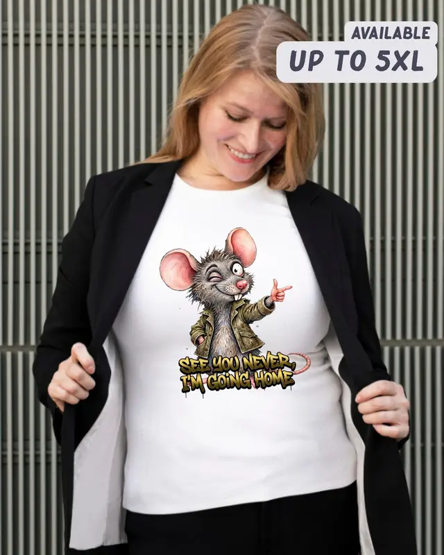 Sarcastic Introvert Rat Shirt — view 3