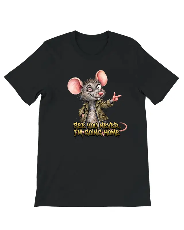 Sarcastic Introvert Rat Shirt — view 5