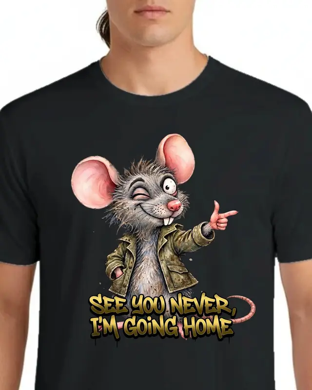 Sarcastic Introvert Rat Shirt — view 10