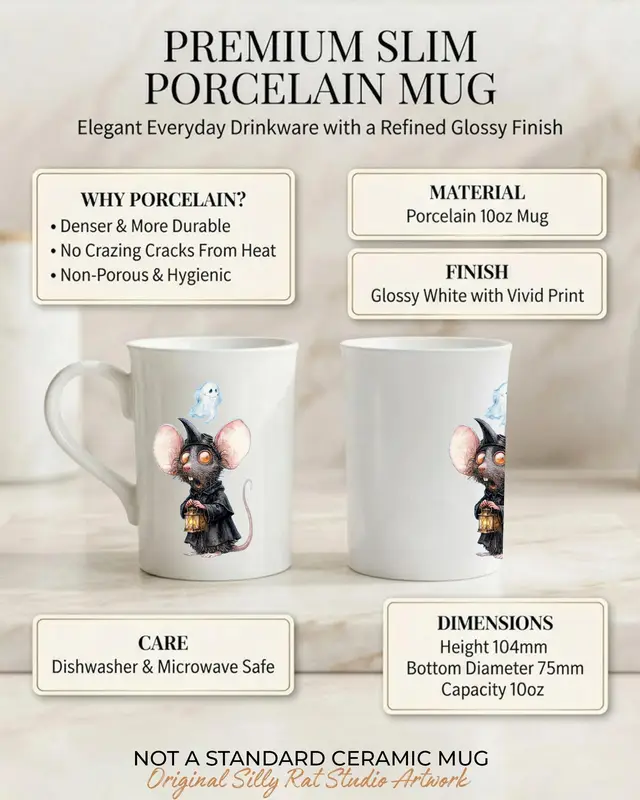 Spooky Mouse Halloween Mug — view 3