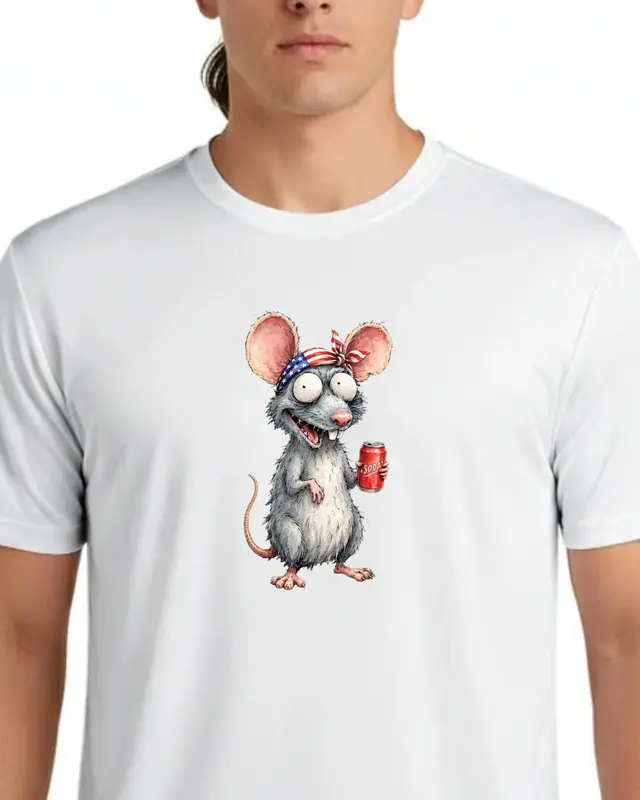 Unhinged Soda Rat Shirt — view 7
