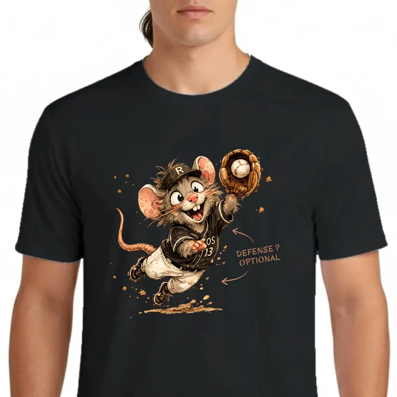 Vintage Baseball Mascot Shirt — view 3