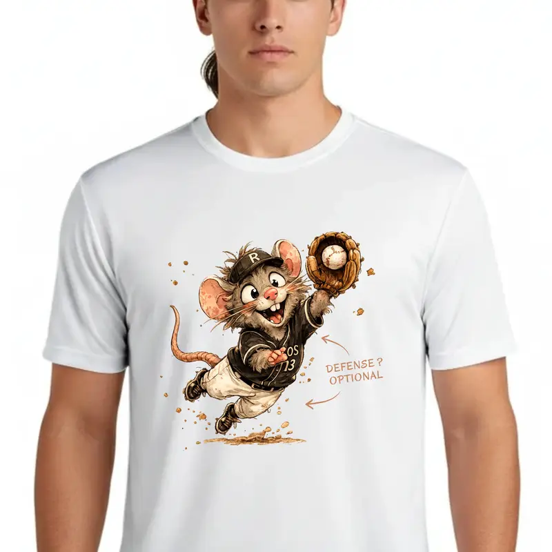 Vintage Baseball Mascot Shirt — view 4