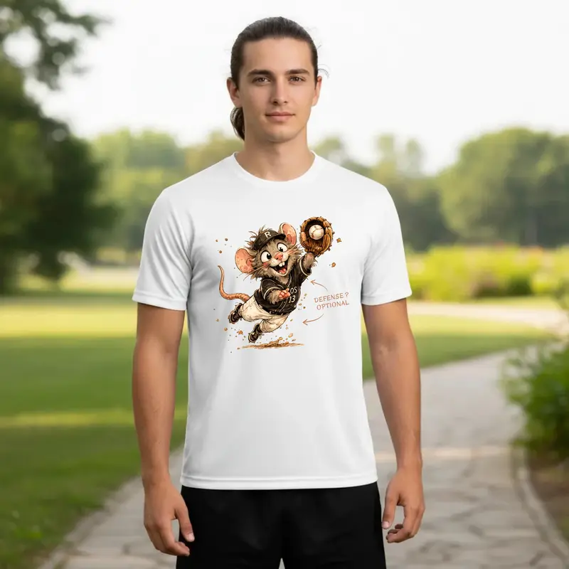 Vintage Baseball Mascot Shirt — view 9