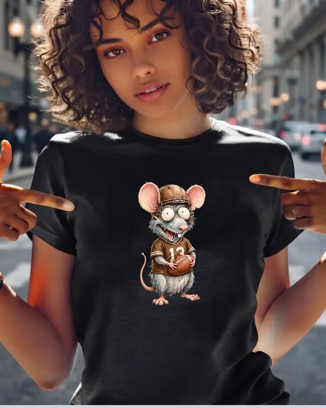 Vintage Football Rat Shirt — view 2