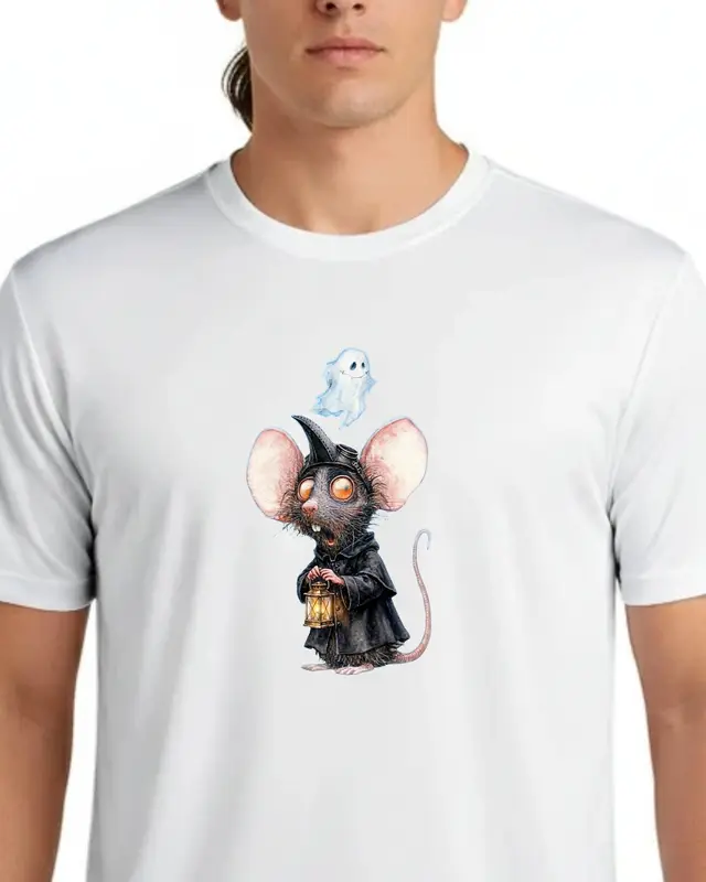 Vintage Halloween Rat Shirt — view 10