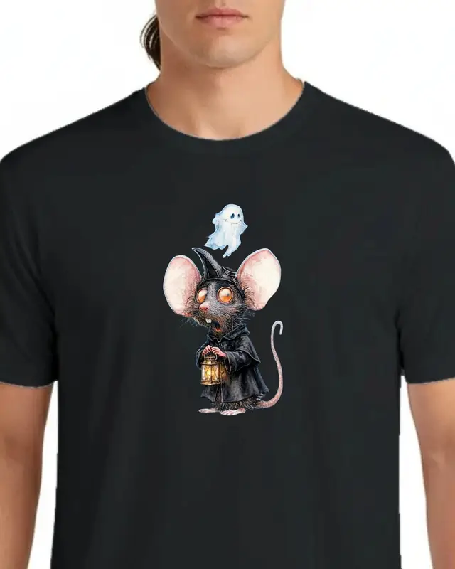 Vintage Halloween Rat Shirt — view 11