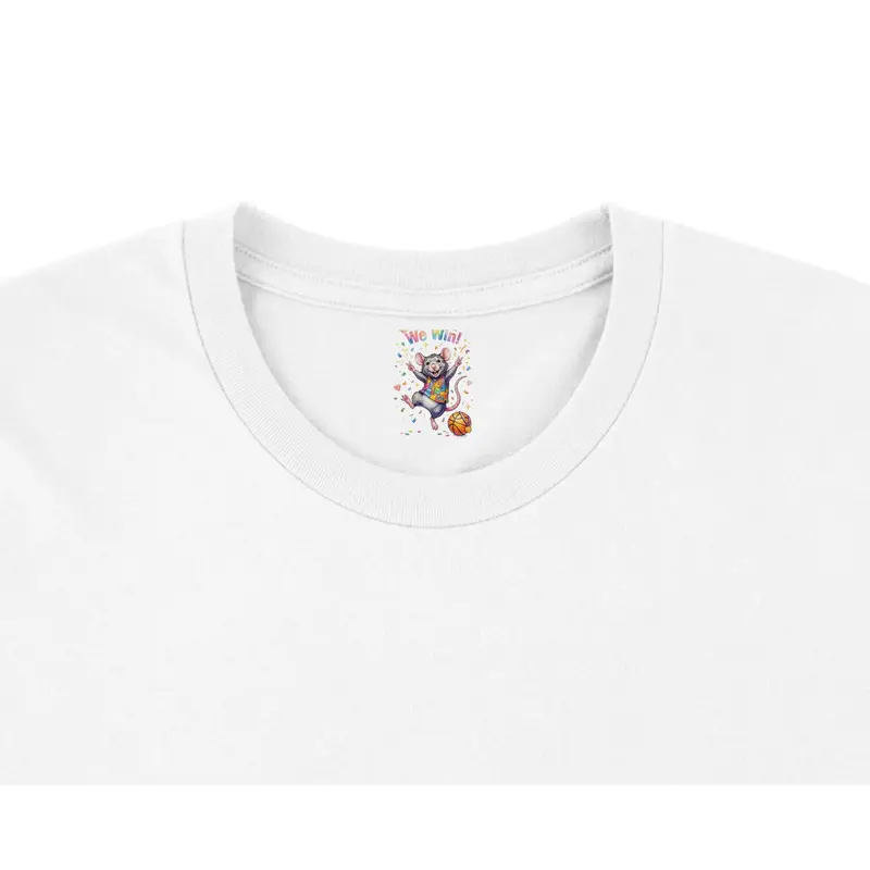 We Win! Basketball Rat T-Shirt — view 4